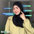 rPET Sports Hijab (made w/ 9 recycled PET bottles)