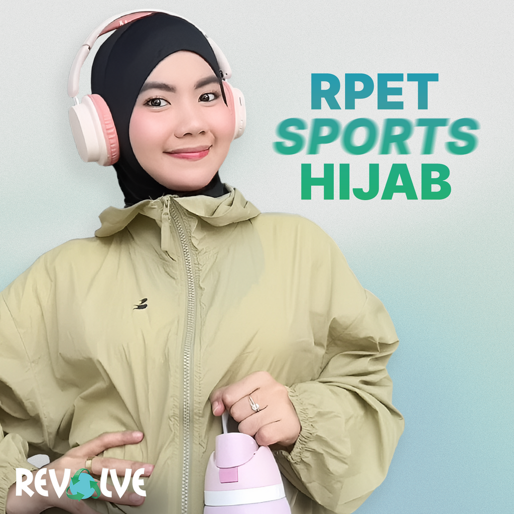 rPET Sports Hijab (made w/ 9 recycled PET bottles)